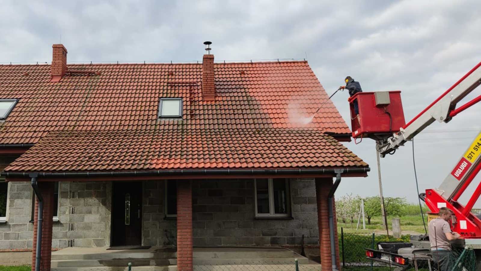 czyszczenie dachów - Wołomin